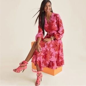 CABI dress 5614 Drama Dress size Large.